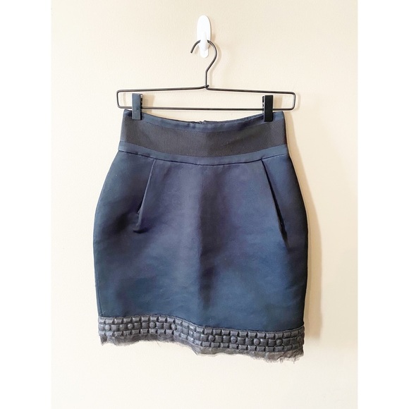 Jenni Kayne Dresses & Skirts - Jenni Kayne Shimmery Blue Mini Skirt